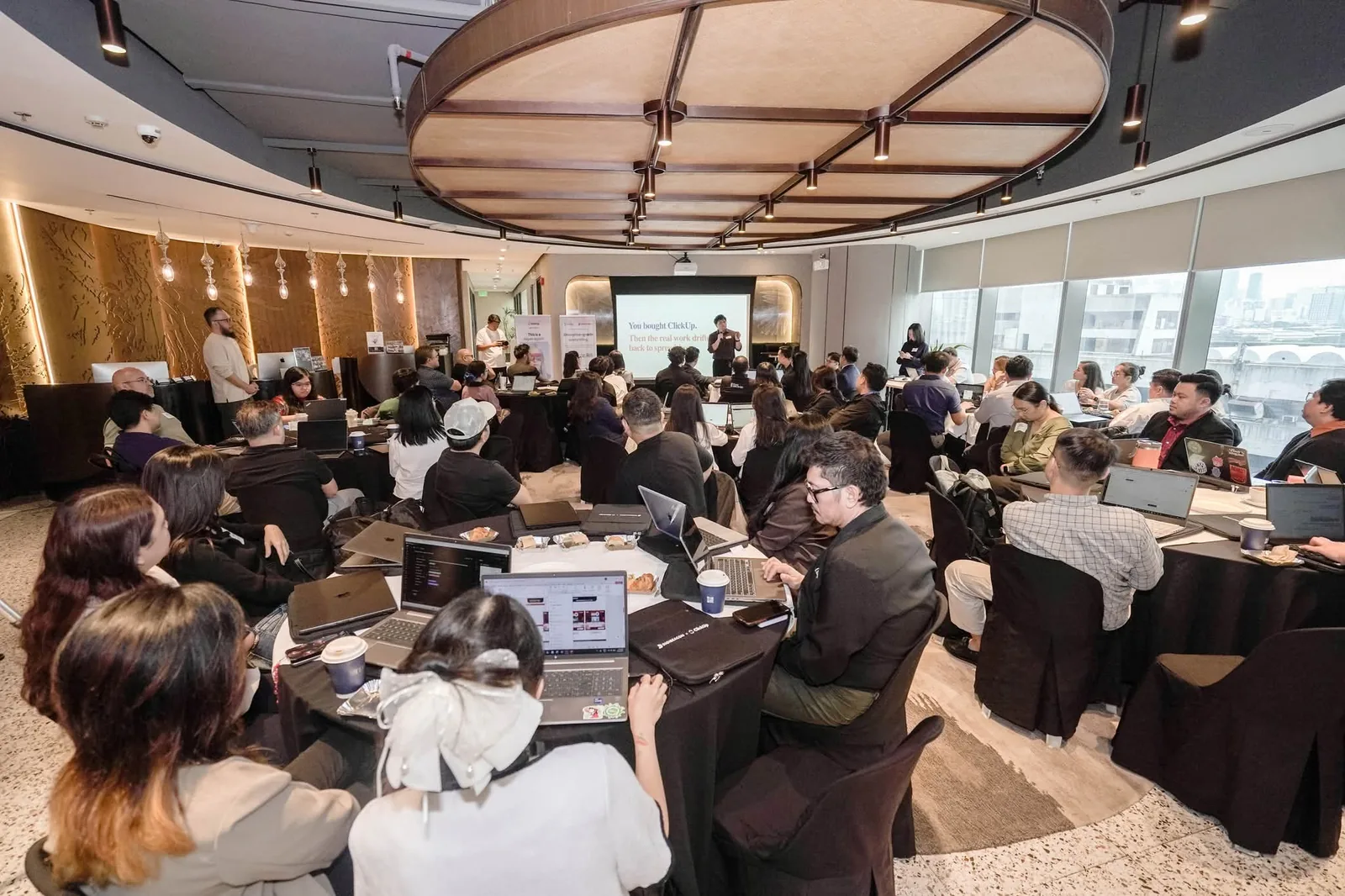ClickUp Brain Food Manila hosted with Digibeacon as ClickUp Diamond Partner